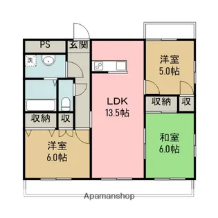 PROUD【301号室】の間取り