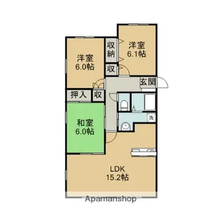 PROUD【3階】の間取り