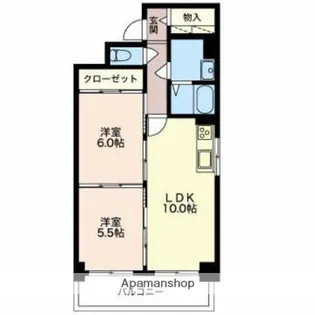 コーポタルトク【2階】の間取り