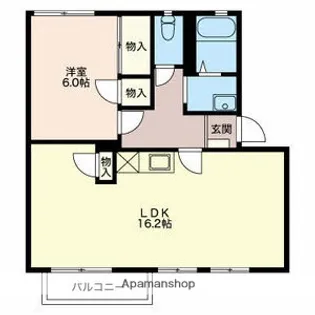 マイハイム日永西 A棟【105号室】の間取り