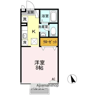 エクセル中川原【2階】の間取り