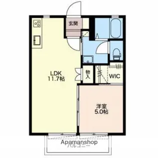 アドバンテージA【1階】の間取り