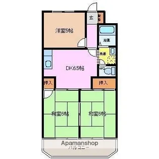 シュロス鵜の森【4階】の間取り