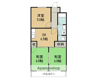 シュロス鵜の森【2階】の間取り