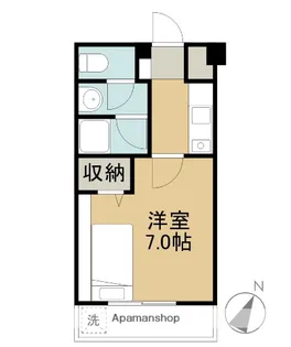 サンハイム山分 B棟【2階】の間取り