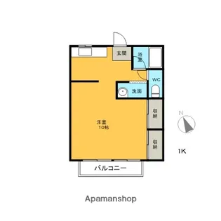 ミューかいぞう【2D号室】の間取り