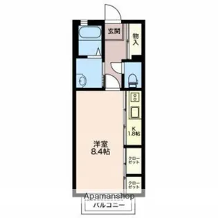 メゾンココット【2階】の間取り