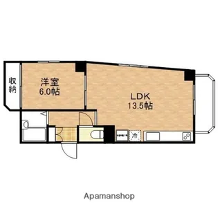 荒木ハイツ【608.号室】の間取り
