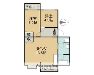サンコーポラス【3階】の間取り