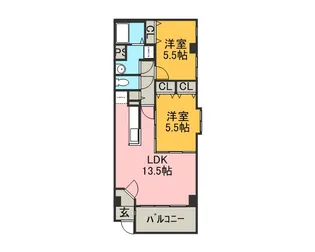サニーパレス・K【1階】の間取り