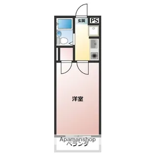 コンフォート楚原【3I号室】の間取り