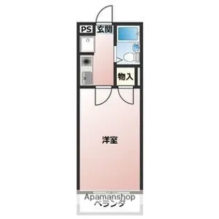 コンフォート楚原【4B号室】の間取り