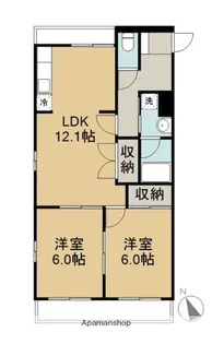 メゾンドール西町【3階】の間取り