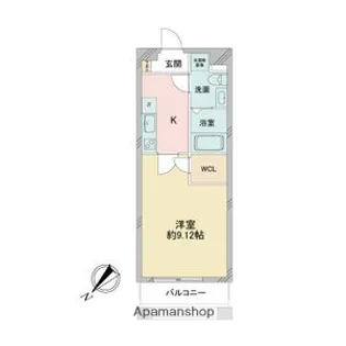 GRAN DUKE 四日市【906号室】の間取り