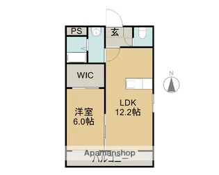 アネックス【302号室】の間取り