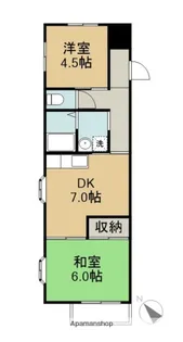 サンリッチ別名【3F号室】の間取り