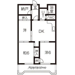 ロイヤルメゾンHAMADA【5階】の間取り