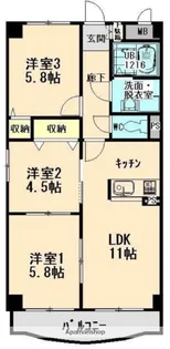 GRANDE TOKIWA【2階】の間取り