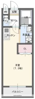 ユーミータチマンション【1階】の間取り