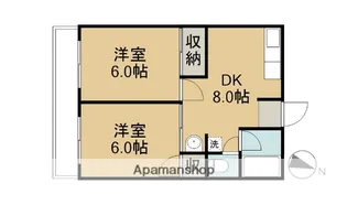 ハイムショパン【2階】の間取り
