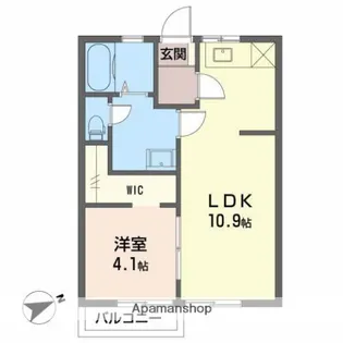 メープルマツモト【2階】の間取り