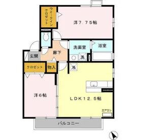 リビングタウン阿倉川 G【2階】の間取り