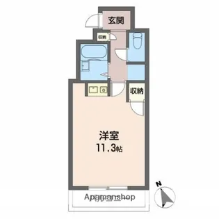 ステーションビラKⅢ【3階】の間取り