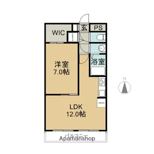 フレンドリーⅠ【3階】の間取り