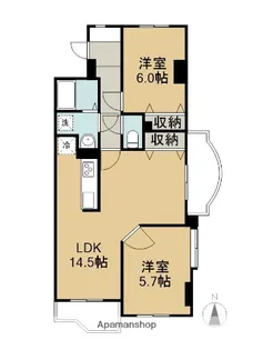 ワイズステージ【3階】の間取り