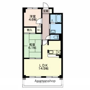 リバーサイド天白【2階】の間取り