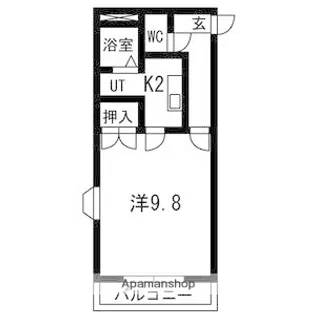 クレストール生桑【1階】の間取り