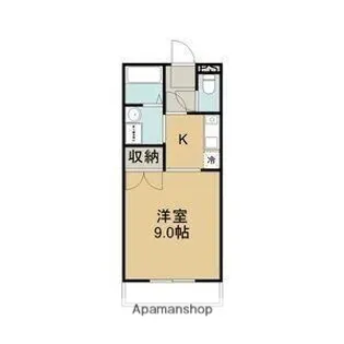 辻マンションB棟【1階】の間取り