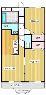 セントラルFUJITA【1階】の間取り