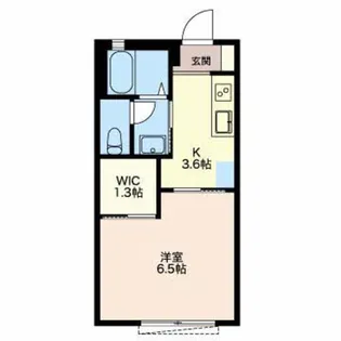 シュペリュールA【1階】の間取り