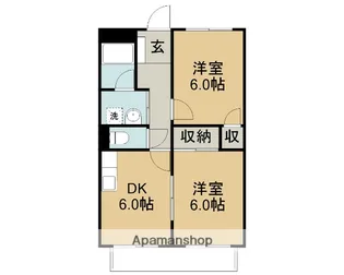 サープラスⅡ里岸【1階】の間取り