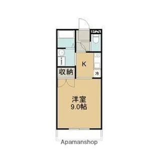 辻マンションA棟【2階】の間取り