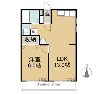 メモリーあかつき【3階】の間取り