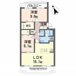 THE ROOTS【1階】の間取り