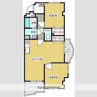 ダブルイーグル A棟【3階】の間取り