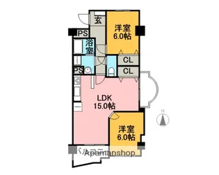ダブルイーグル A棟【202号室】の間取り