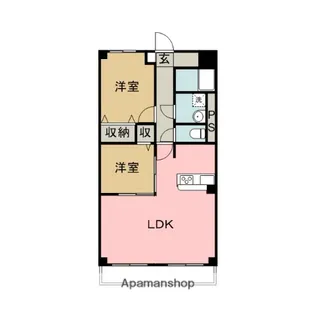 イストワール城西【2階】の間取り