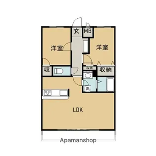 エクラときわ 6【1階】の間取り