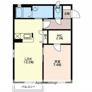 ウィルシンシア【2階】の間取り