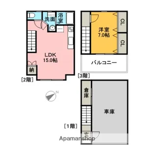 シャルマン【D号室】の間取り