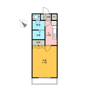 西之内フィールド【1階】の間取り
