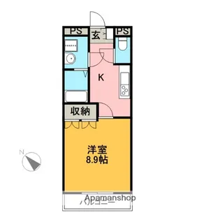 MAGNOLIA【2階】の間取り