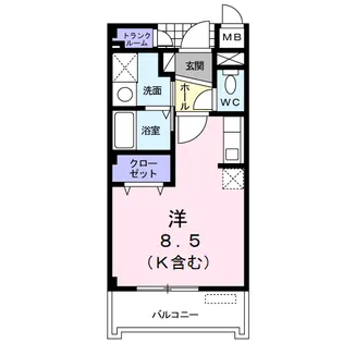 ガーディアン【2階】の間取り
