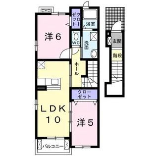 SUNRISE Y【2階】の間取り