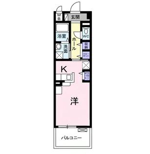 サンルミエール【305号室】の間取り