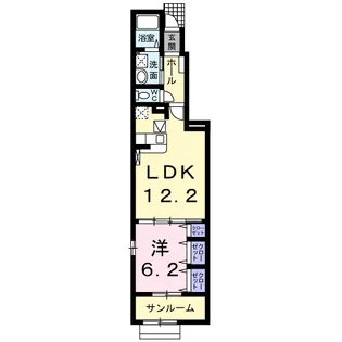 エム・シャトン【1階】の間取り